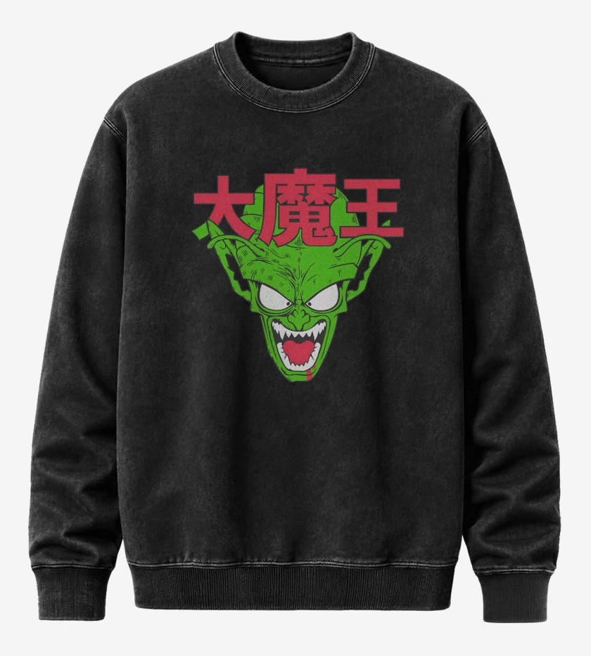 Poleron Polo Acid Wash Negro de Daimaku