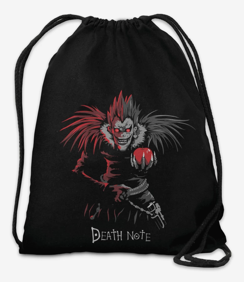 Mochila Negro de Death note shinigami