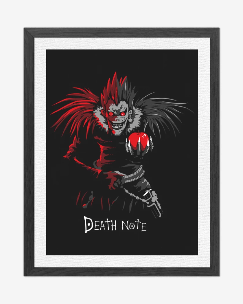 Cuadro decorativo Negro de Death note shinigami