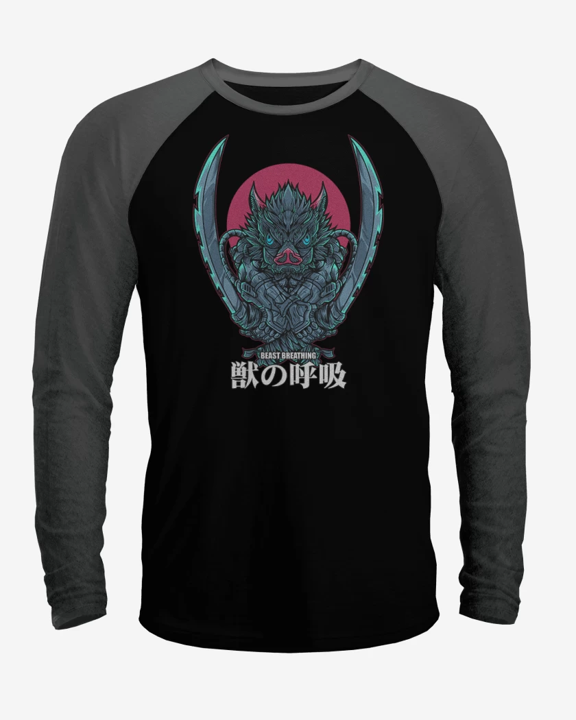 Polera Raglan Inosuke respiracion de la bestia