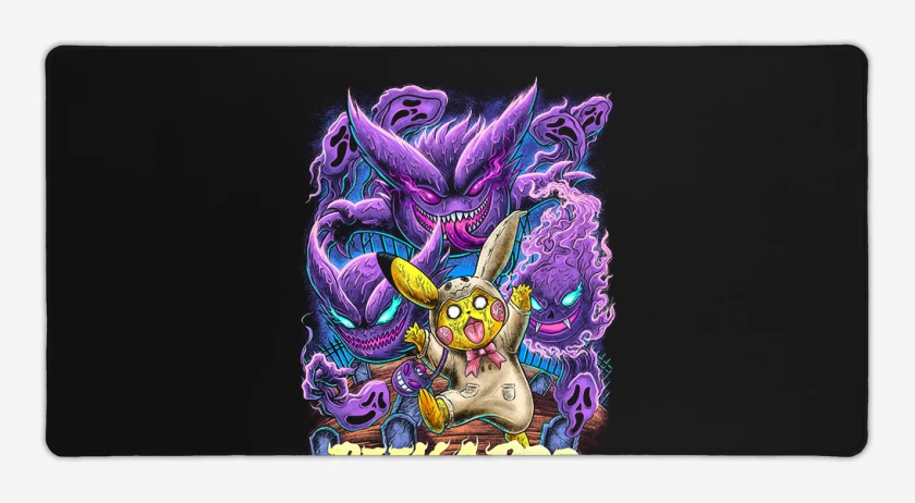 Mouse pad Gamer Negro de Peeka booo