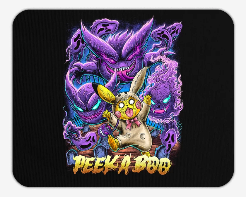 Mousepad Negro de Peeka booo
