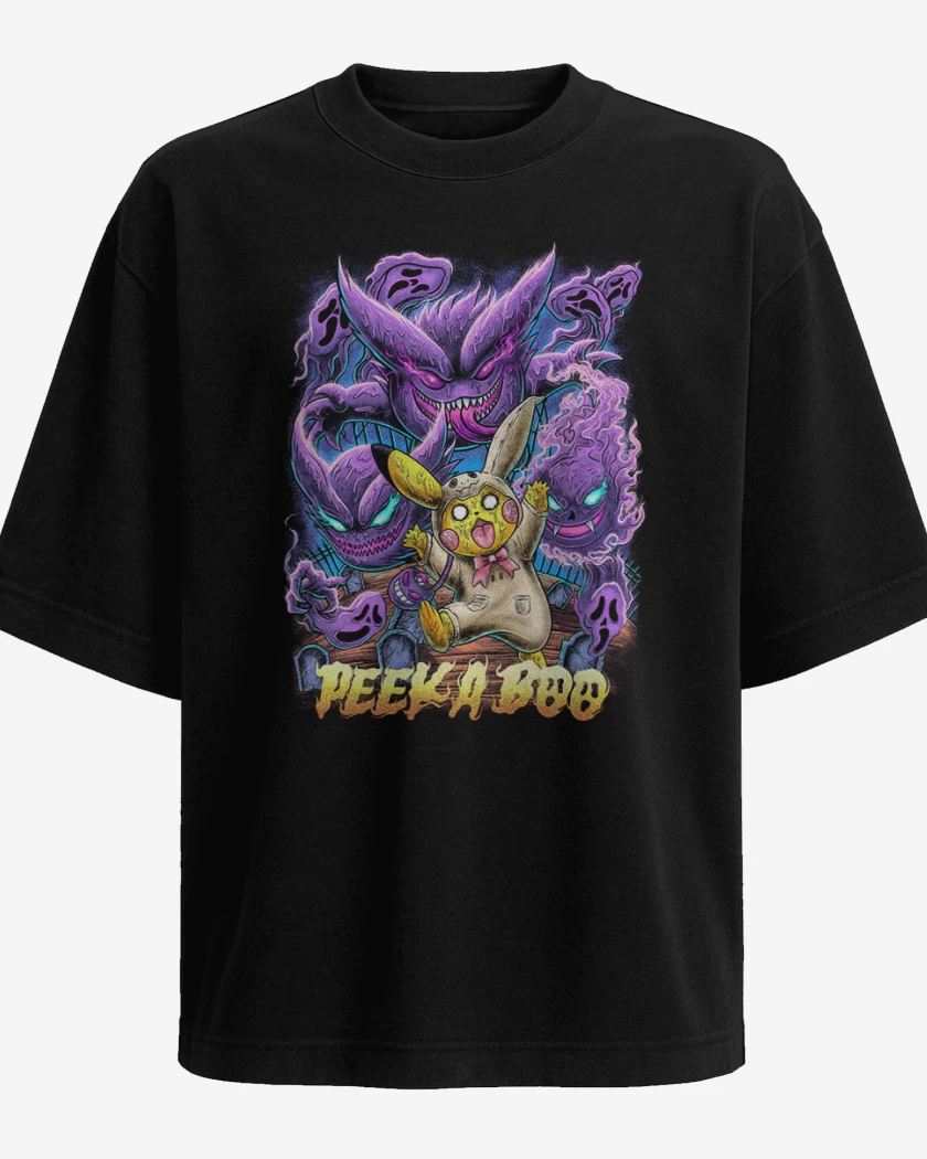 Polera Oversize Negro de Peeka booo