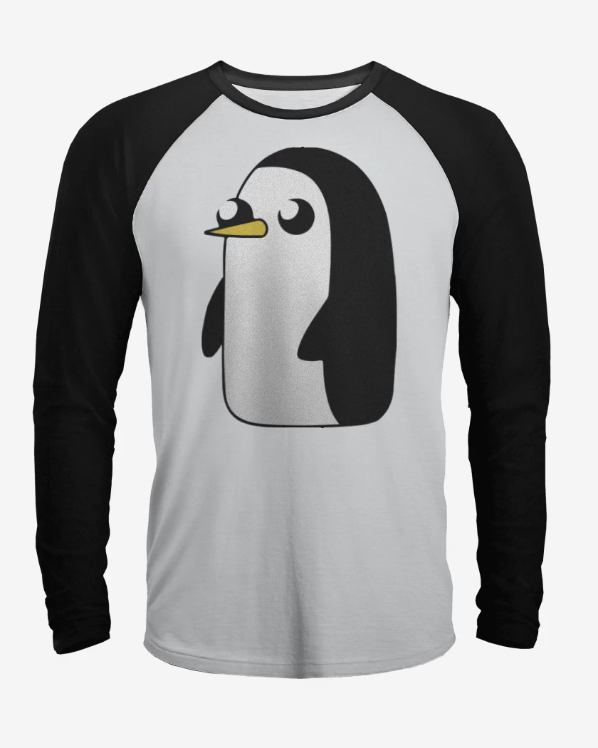 Polera Raglan Blanco / Negro de Gunter