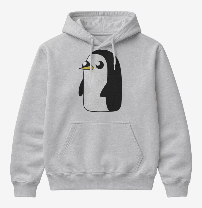Poleron Canguro básico Gris Melange de Gunter