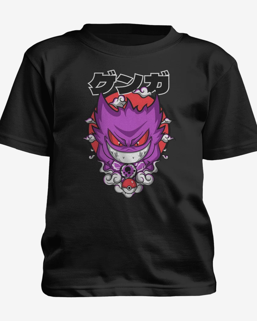 Polera de niño Negro de Pokemon fantasma