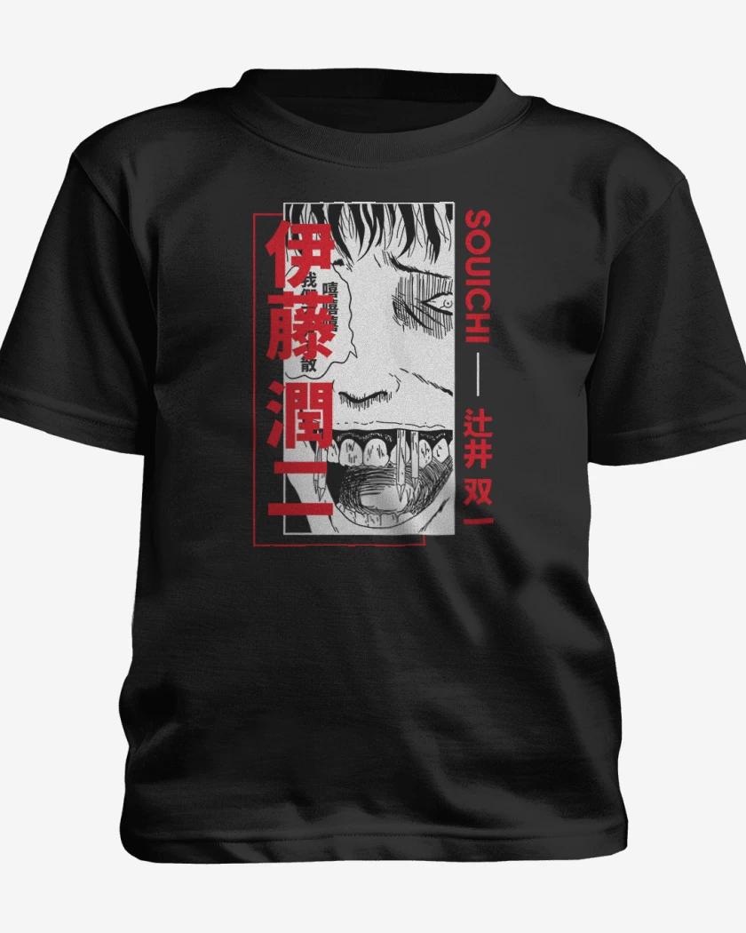 Polera de niño Negro de souichi