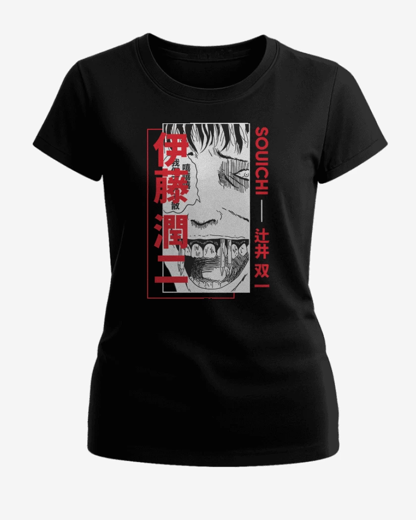 Polera de Mujer Negro de souichi