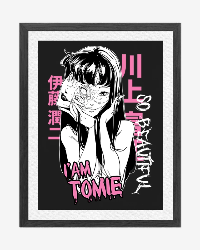 Cuadro decorativo Negro de Tomie 1