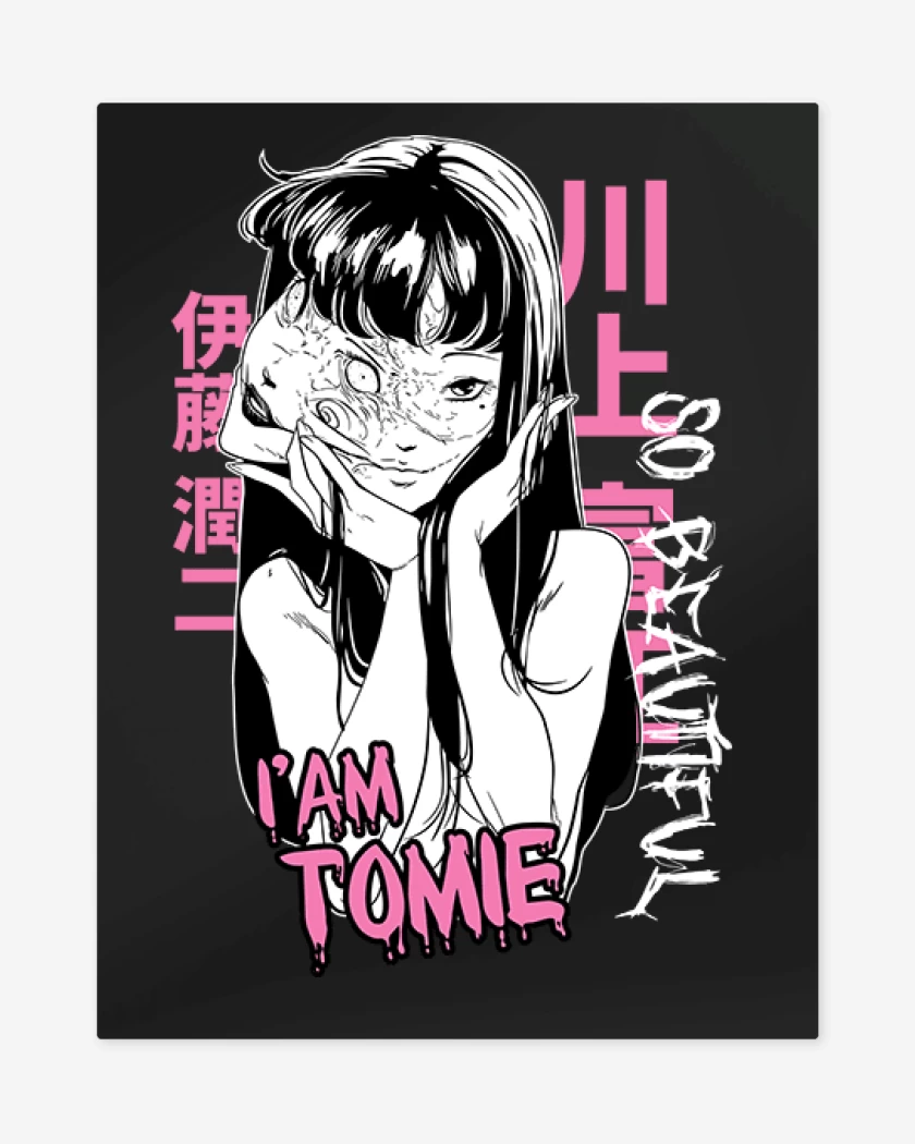 Print metalico Negro de Tomie 1