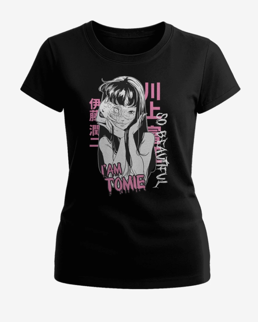 Polera de Mujer Negro de Tomie 1