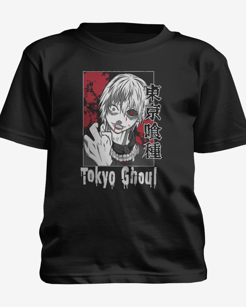 Polera de niño Negro de tokio Ghoul