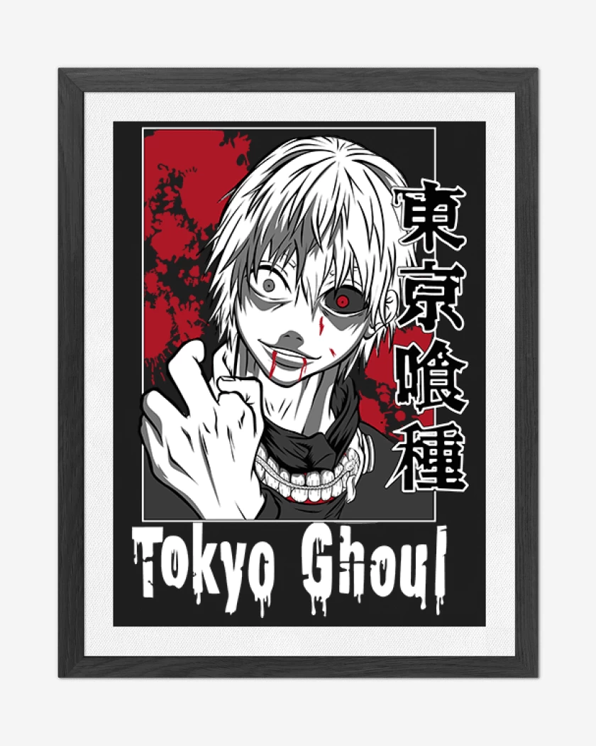 Cuadro decorativo Negro de tokio Ghoul