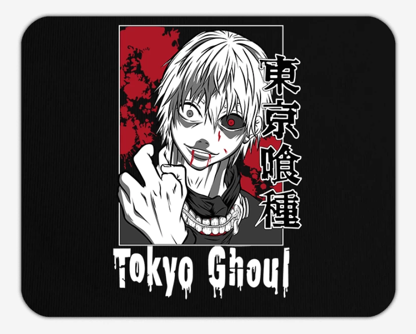 Mousepad Negro de tokio Ghoul