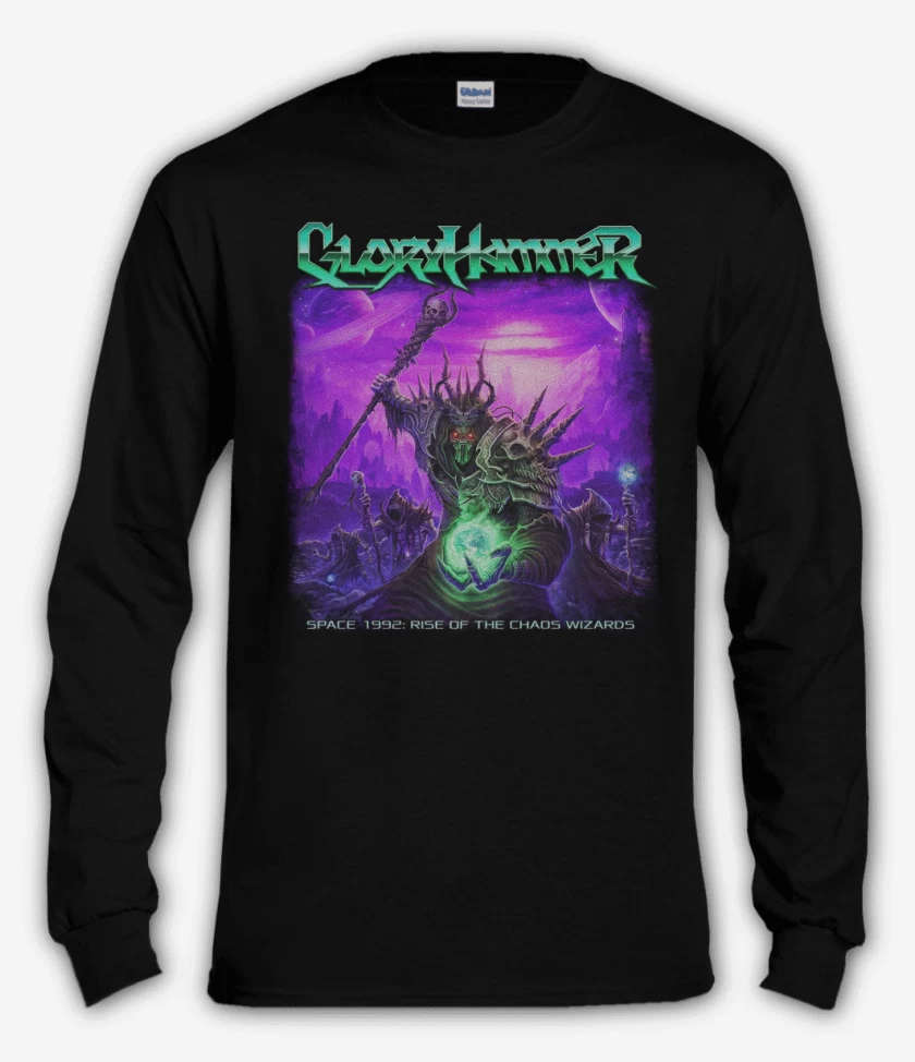 Polera manga larga Negro de Gloryhammer Space 1992