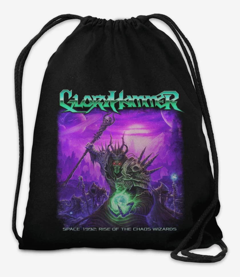 Mochila Negro de Gloryhammer Space 1992