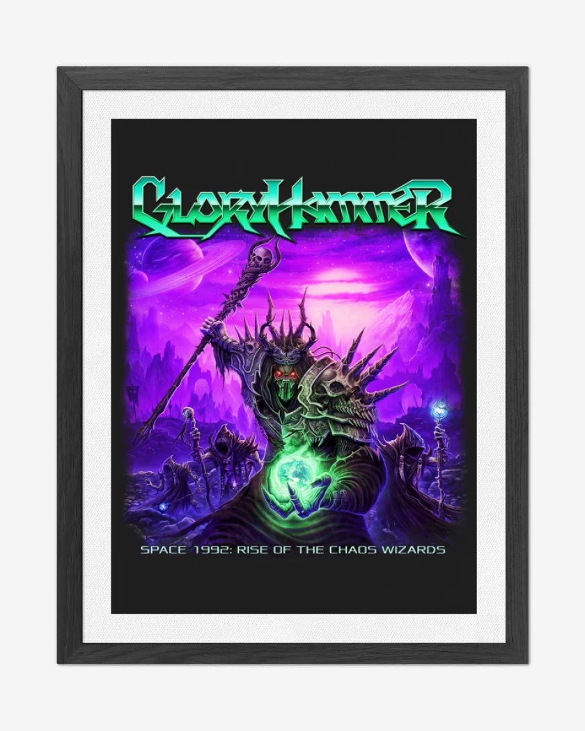 Cuadro decorativo Negro de Gloryhammer Space 1992