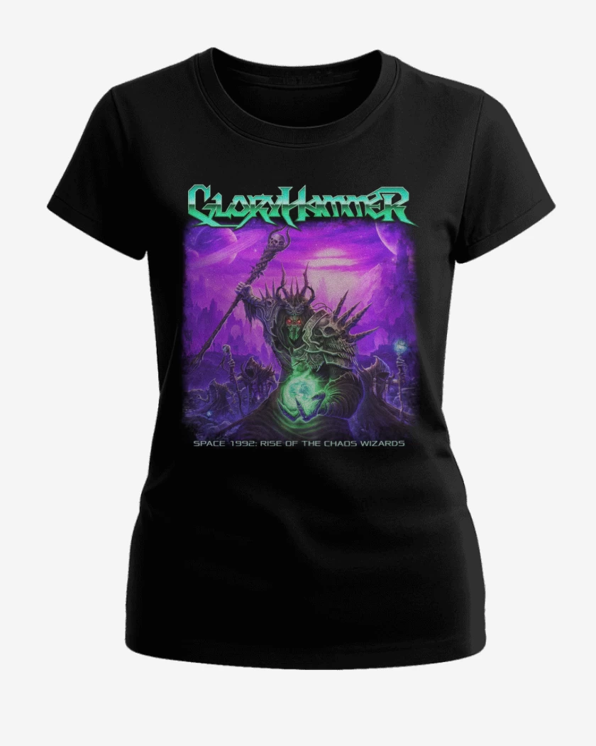 Polera de Mujer Negro de Gloryhammer Space 1992