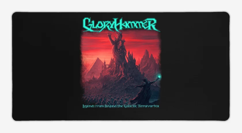 Mouse pad Gamer Negro de Gloryhammer Terrorvortex