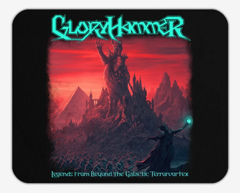 Mousepad Negro de Gloryhammer Terrorvortex