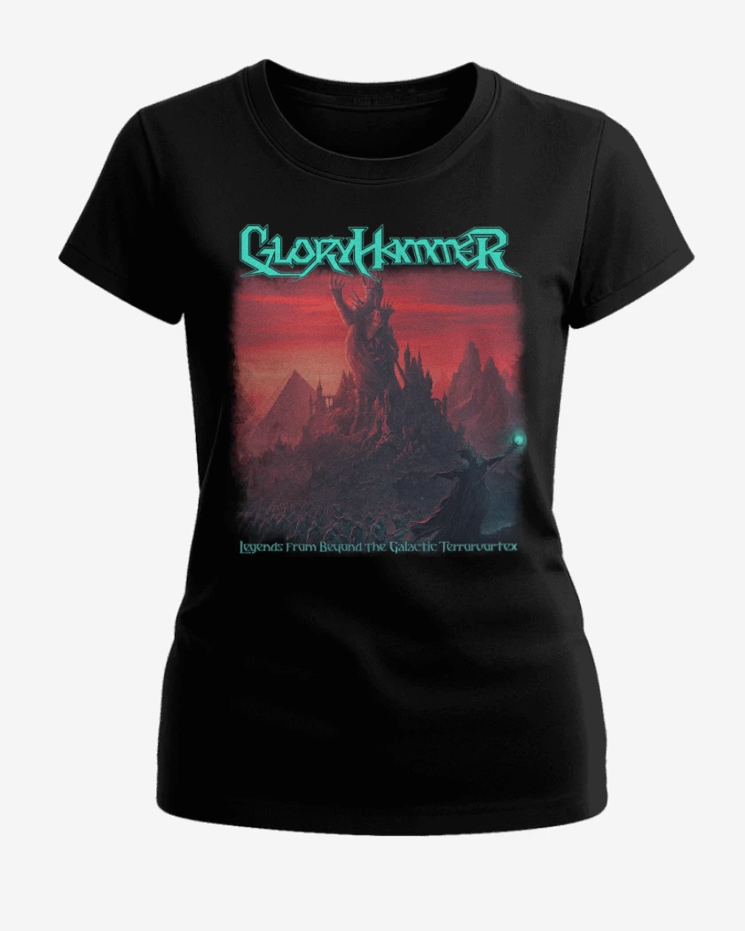 Polera de Mujer Negro de Gloryhammer Terrorvortex