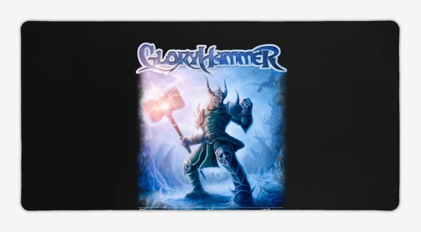 Mouse pad Gamer Negro de Gloryhammer Kingdom of Fife