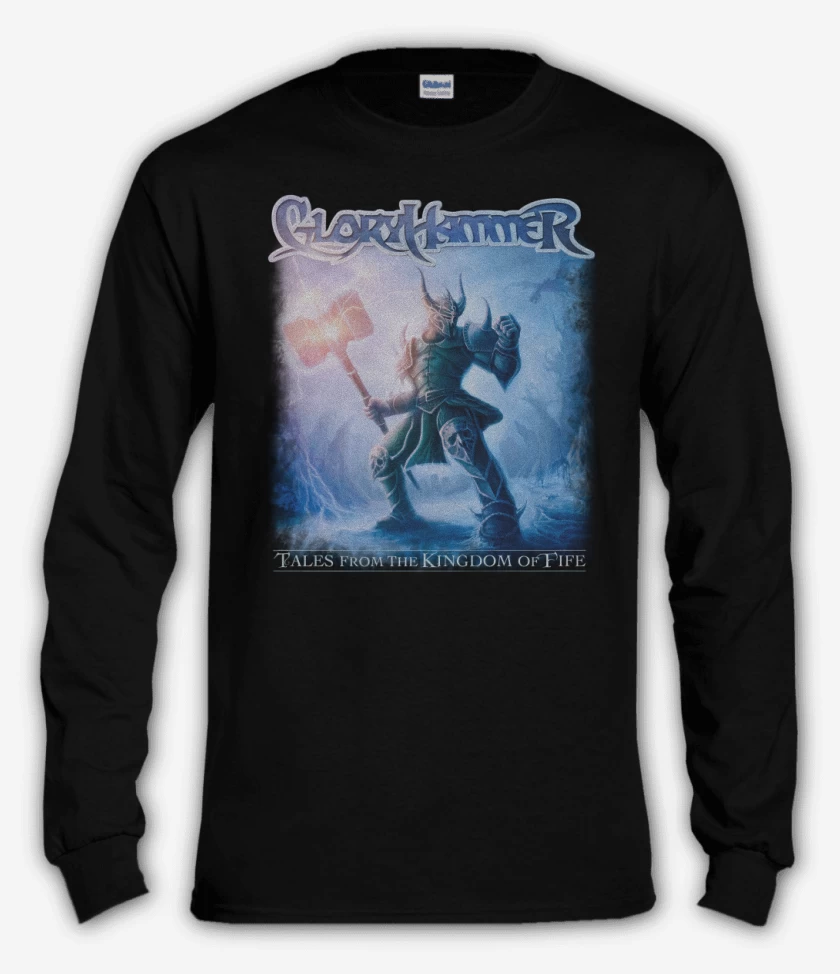 Polera manga larga Negro de Gloryhammer Kingdom of Fife
