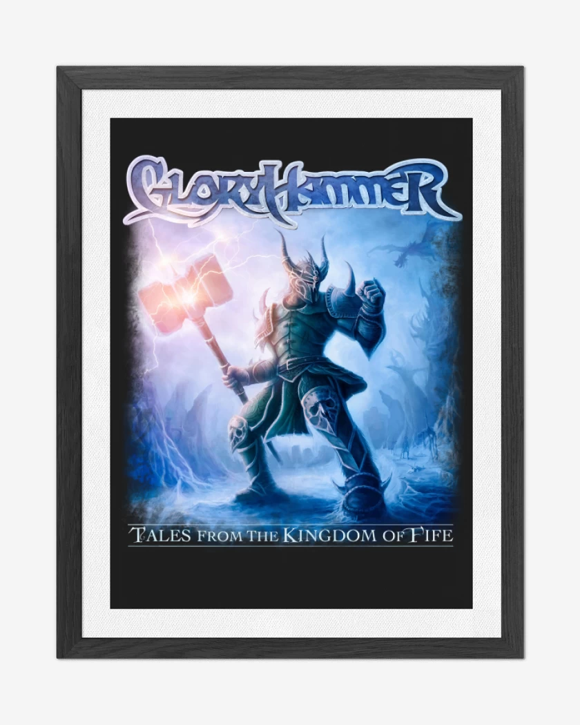 Cuadro decorativo Negro de Gloryhammer Kingdom of Fife