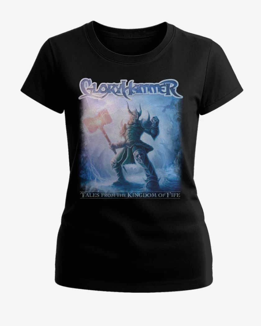 Polera de Mujer Negro de Gloryhammer Kingdom of Fife