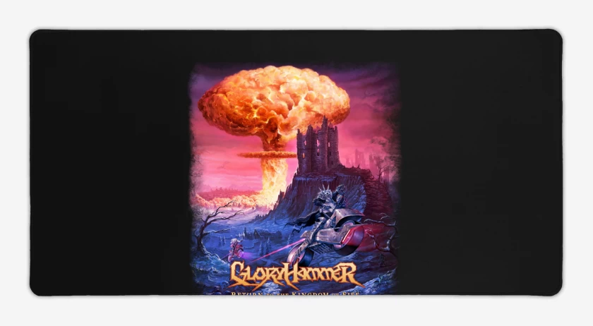 Mouse pad Gamer Negro de Gloryhammer Return 