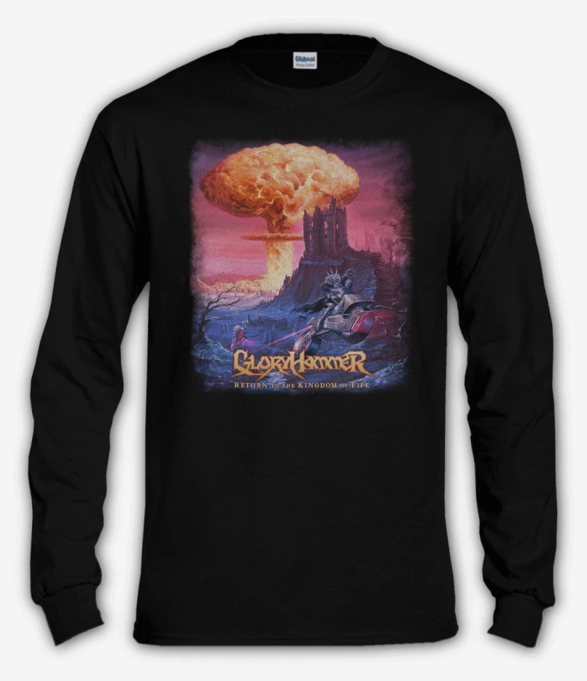 Polera manga larga Negro de Gloryhammer Return 