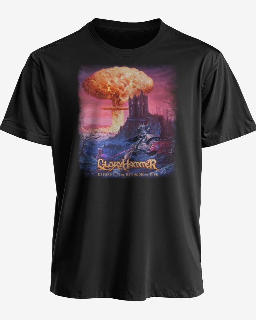 Polera premium Negro de Gloryhammer Return 