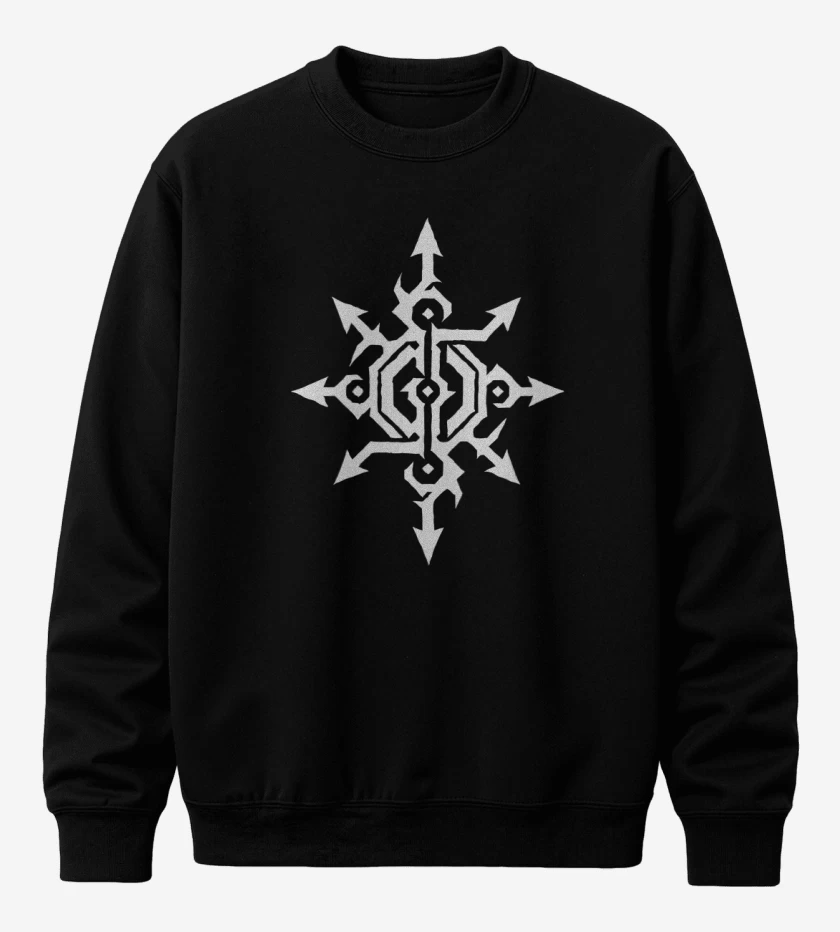 Poleron polo Negro de Gloryhammer Logo