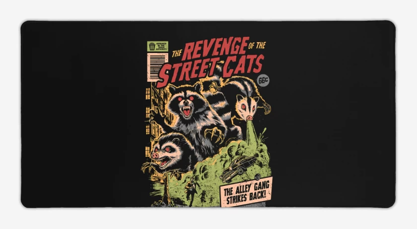 Mouse pad Gamer Negro de Sucia Venganza