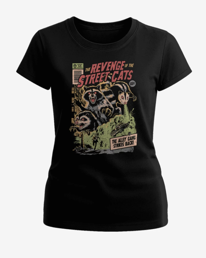 Polera de Mujer Negro de Sucia Venganza