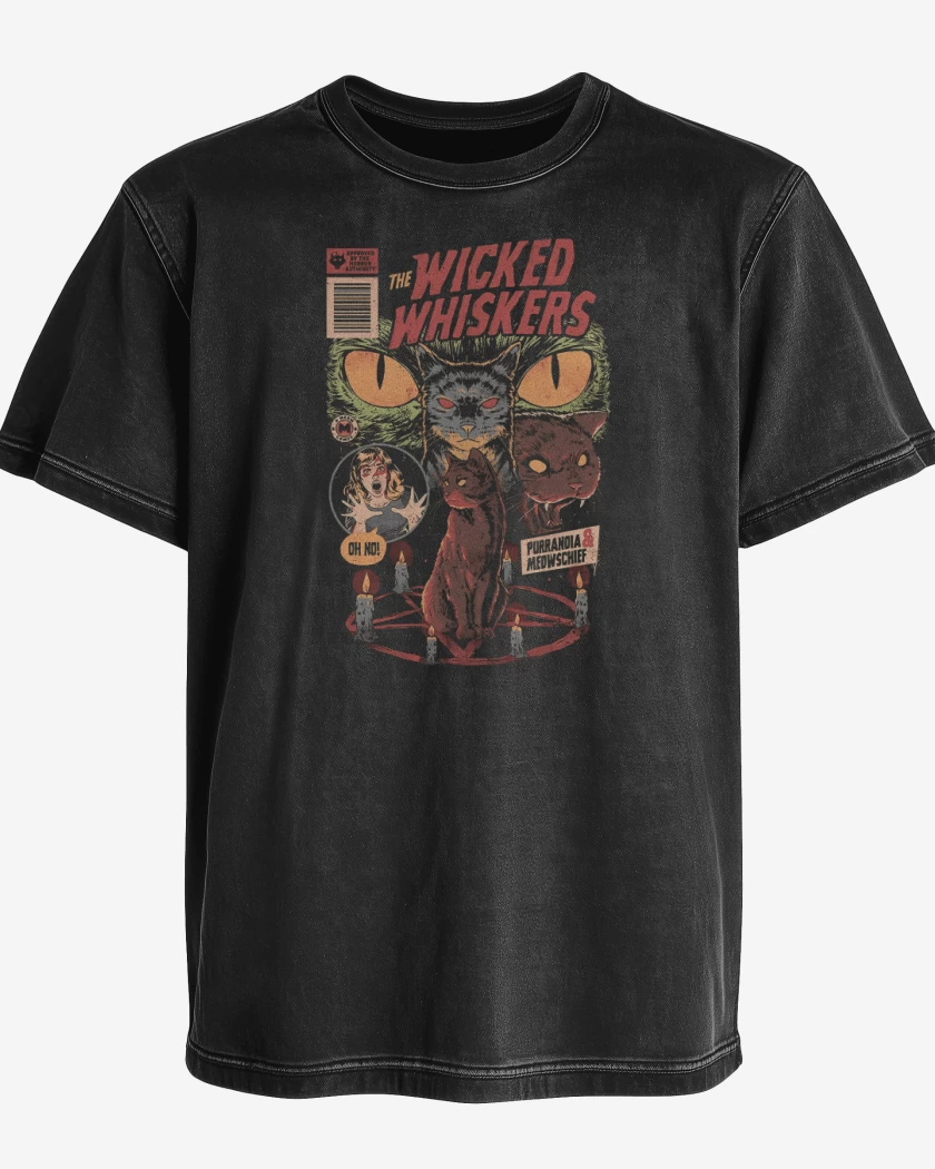 Polera desgastada Purranoia
