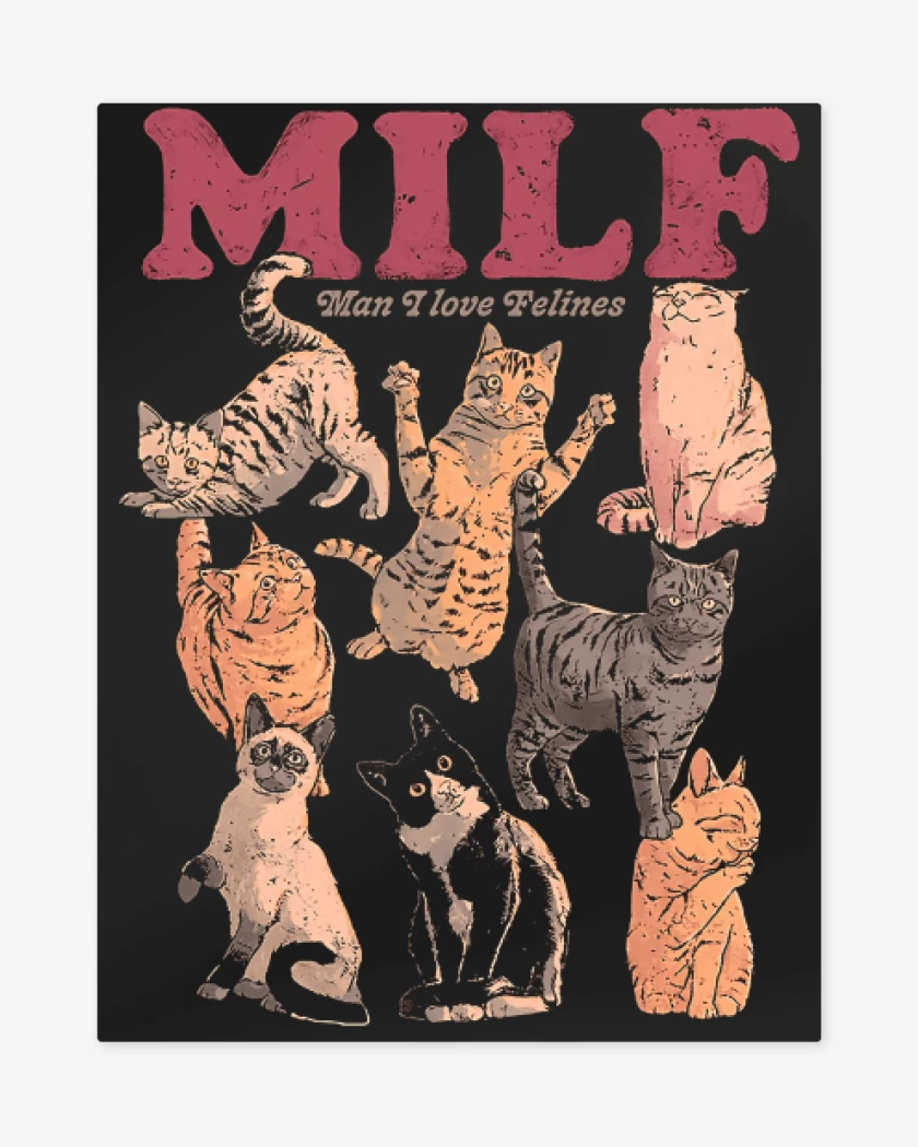 Print metalico Los MILF