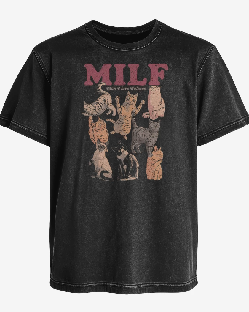 Polera desgastada Los MILF