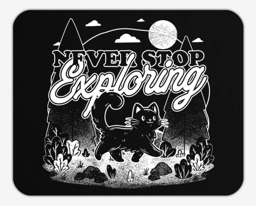 Mousepad Gatito Explorador