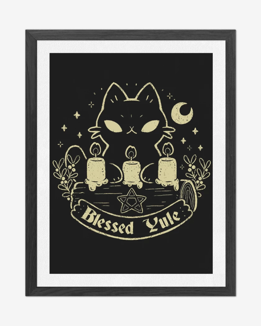 Cuadro decorativo Negro de Ritual Cat