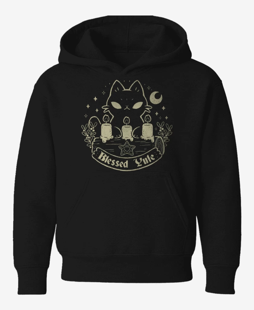 Poleron de niño Negro de Ritual Cat