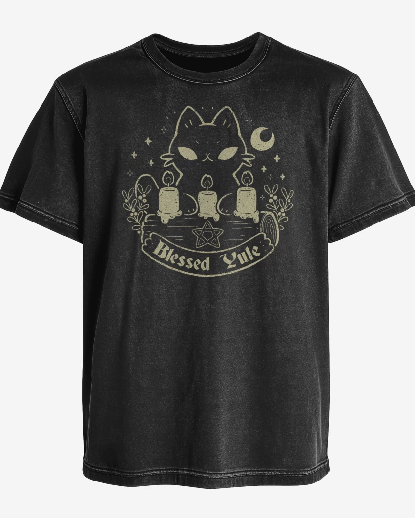 Polera desgastada Ritual Cat