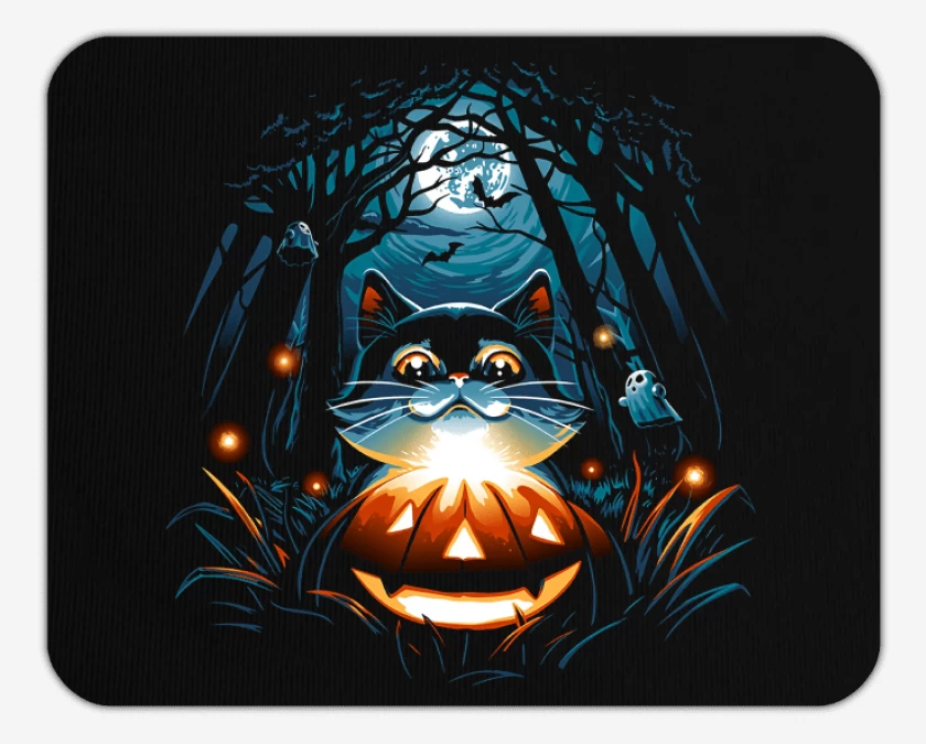 Mousepad Gatito Halloween