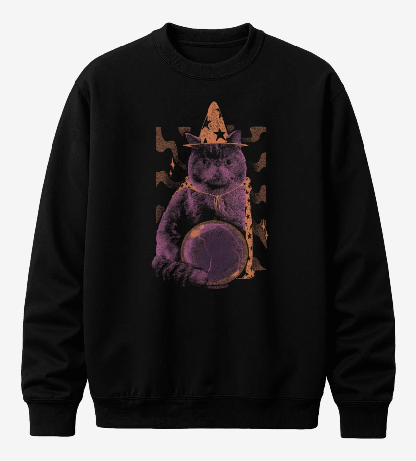 Poleron polo Gatito Adivino