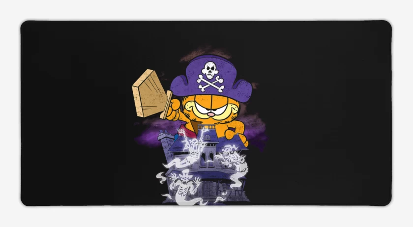 Mouse pad Gamer Negro de Capitán Garfield