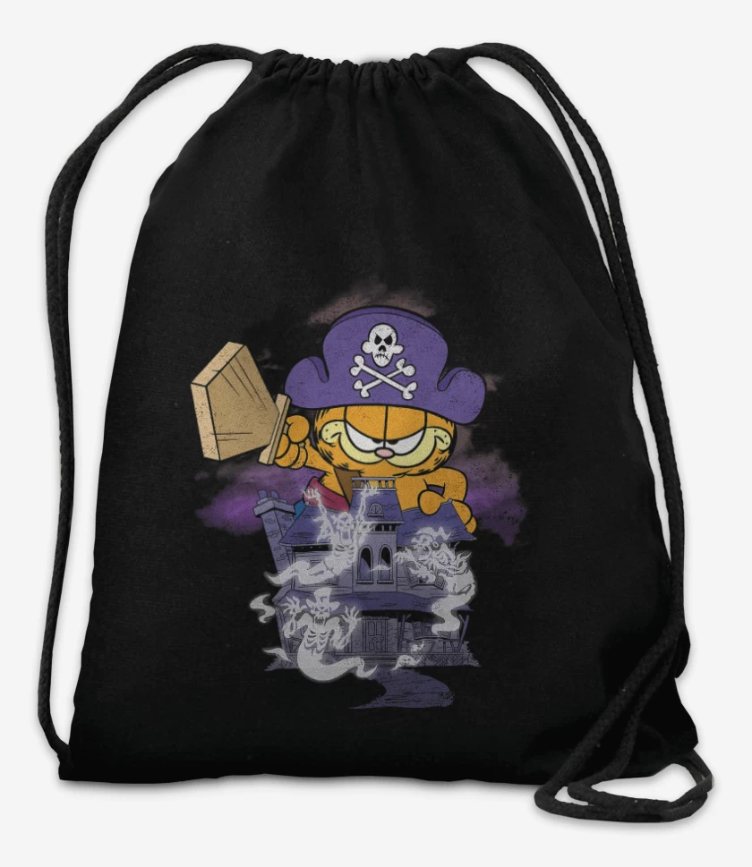 Mochila Negro de Capitán Garfield