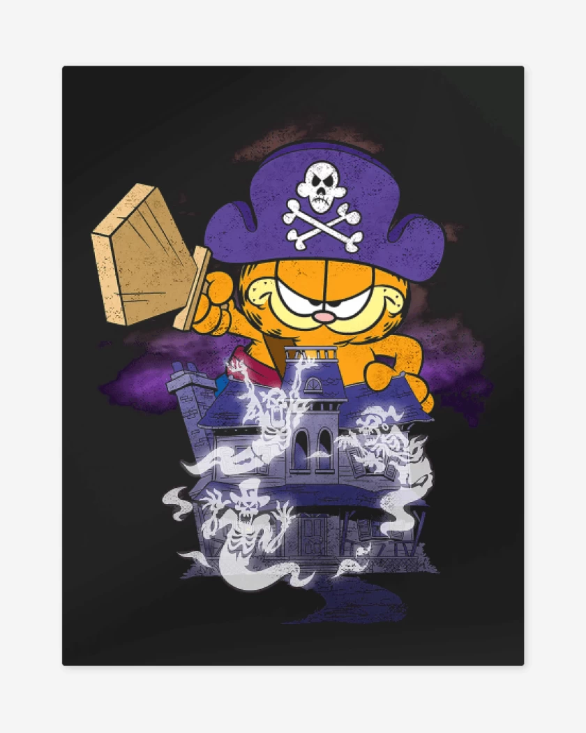 Print metalico Negro de Capitán Garfield