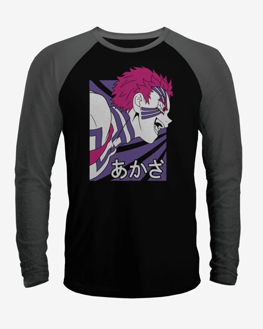 Polera Raglan Akaza Demon