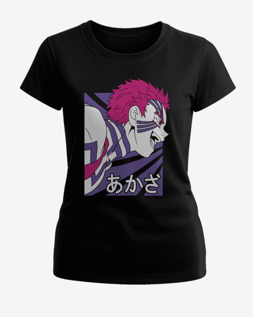 Polera de Mujer Akaza Demon
