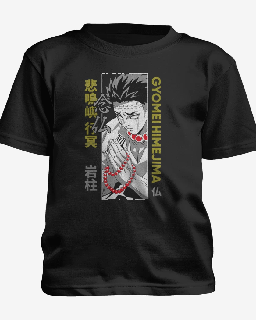 Polera de niño Negro de Pilar Gyomei